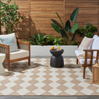 Nourison Positano Indoor/Outdoor Jute 5' X 7' Area Rug, Easy Cleaning, Non Shedding, Bed Room, Living Room, Dining Room, Backyard, Deck, Patio (5X7)