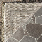 Safavieh Courtyard Collection Accent Rug - 2'3' X 4', Natural & Black, Non-Shedding & Easy Care, Indoor/Outdoor & Washable-Ideal For Patio, Backyard, Mudroom (Cy8475-37312)
