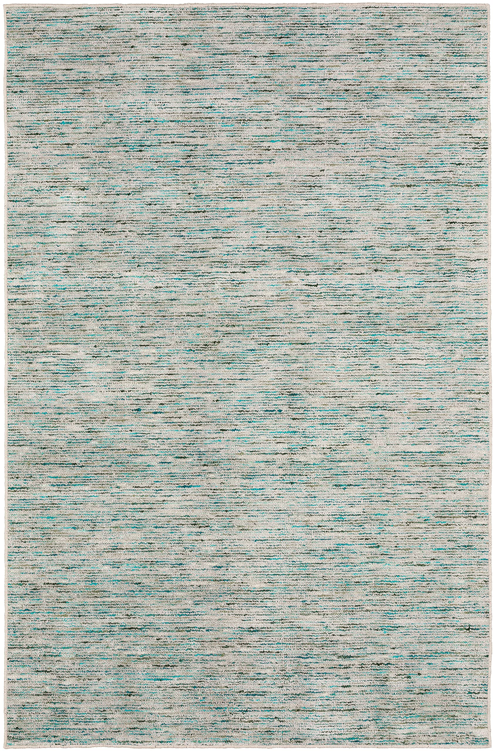Addison Villager Active Solid Teal 5' X 7'6" Wool Area Rug