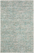 Addison Villager Active Solid Teal 3'6" X 5'6" Wool Area Rug