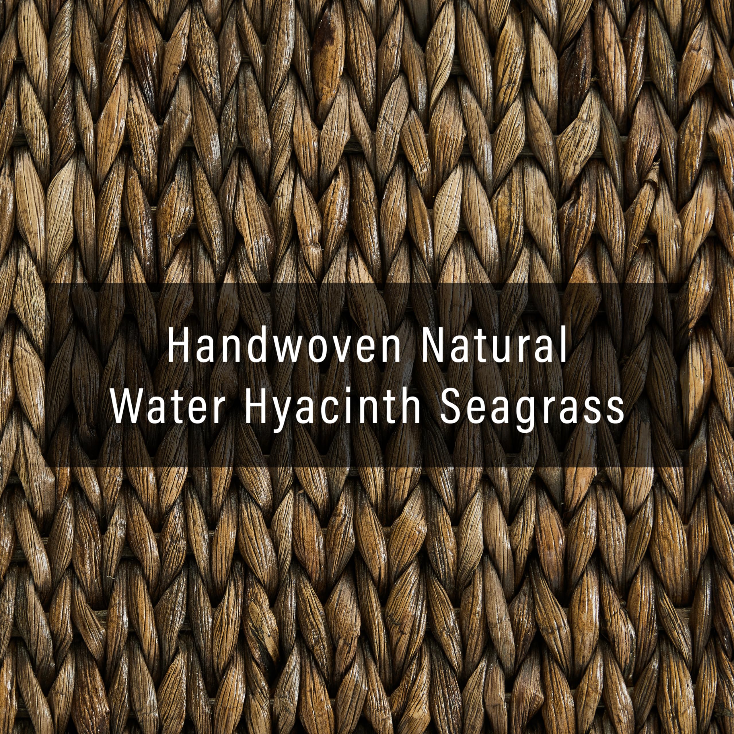 Crosley Furniture Edgewater Boho Natural Fiber Handwoven Rattan Headboard for Queen Size Bed, Seagrass, Queen