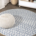 Jonathan Y Smb108A-8R Ourika Moroccan Geometric Textured Weave Indoor/Outdoor Area Rug, Bohemian, Scandinavian For Bedroom, Kitc