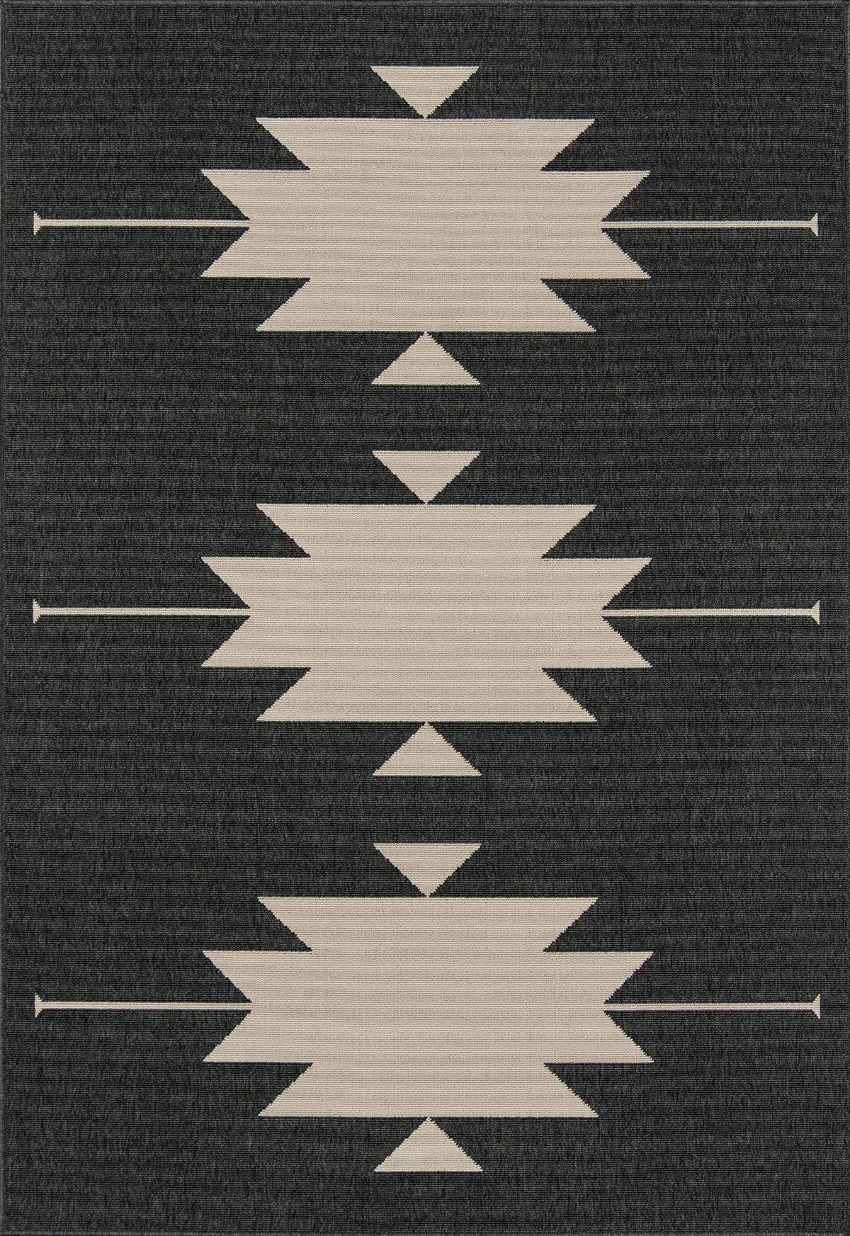 Momeni Baja0Baj34Chr1837 1 Ft. 8 In. X 3 Ft. 7 In. Baja34 Rectangle Area Rug  Charcoal