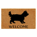 Calloway Mills Az105572436 Yorkshire Terrier Doormat, 24' X 36', Natural/Black