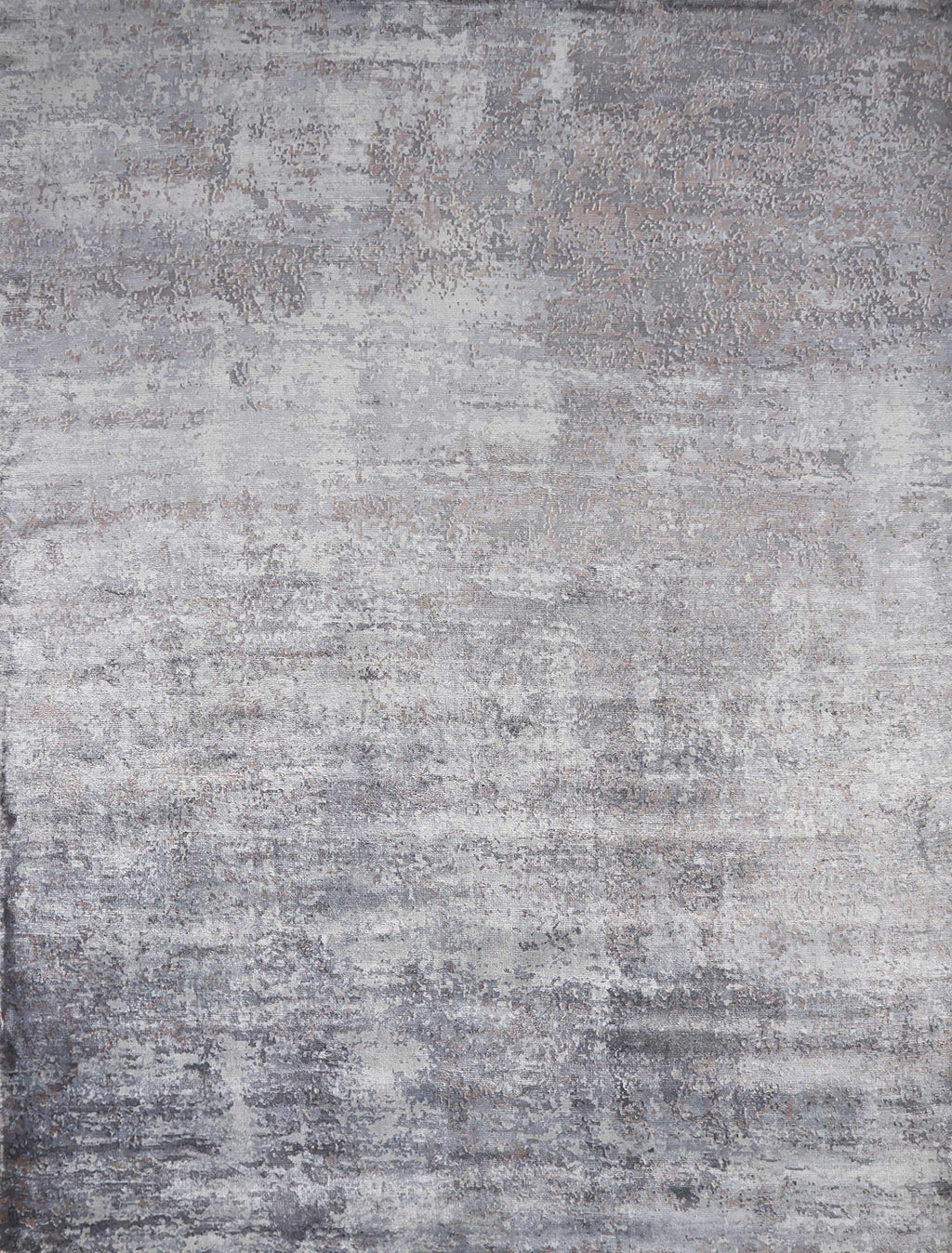 HomeRoots Decor 7'6'X 9'6' Viscose Slate Area Rug
