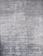 HomeRoots Decor 7'6'X 9'6' Viscose Slate Area Rug