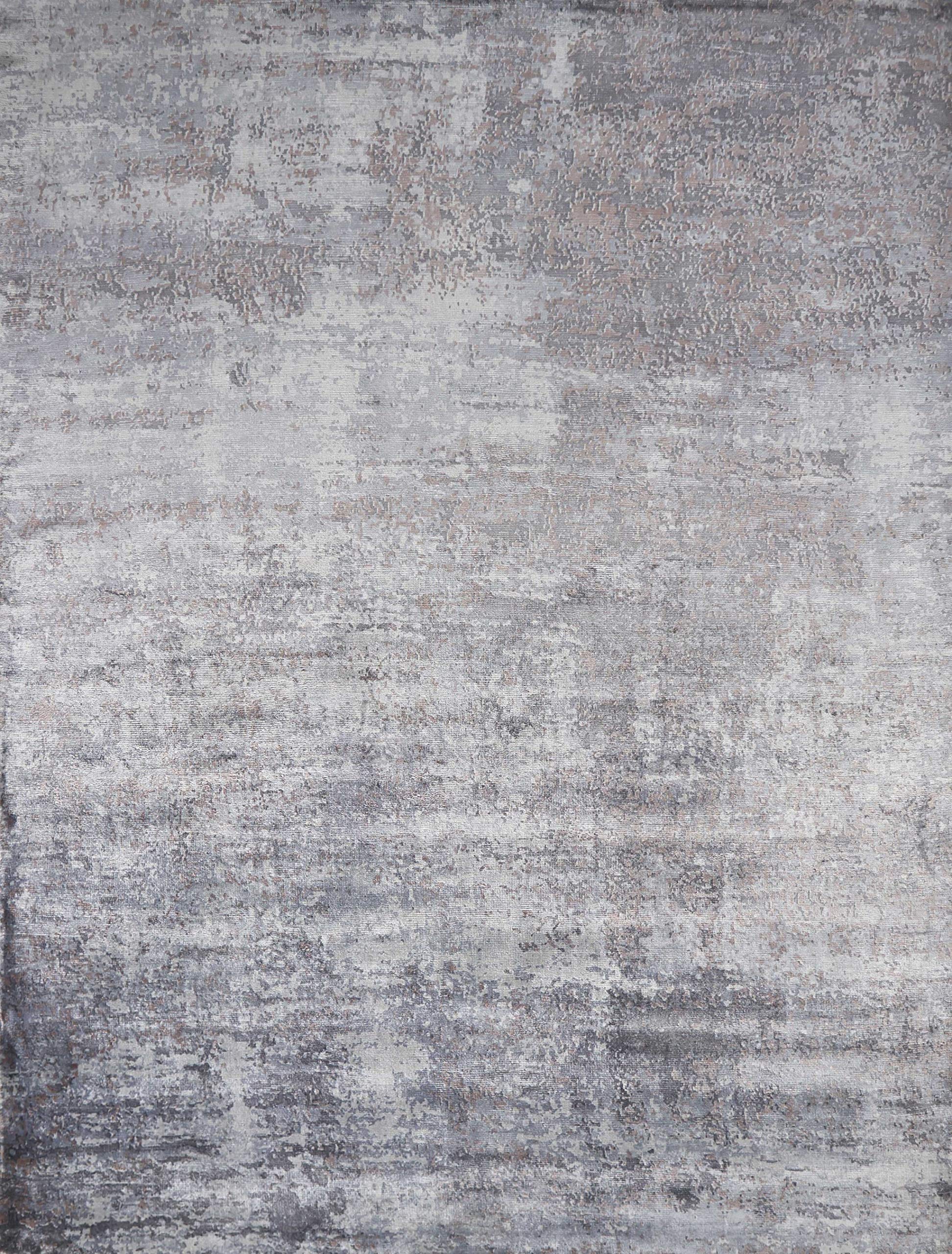 HomeRoots Decor 7'6'X 9'6' Viscose Slate Area Rug
