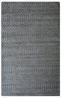 Rizzy Home | Tc8578 | Technique Collection | Wool Area Rug | 2'6" X 8' | Dark Gray Solid