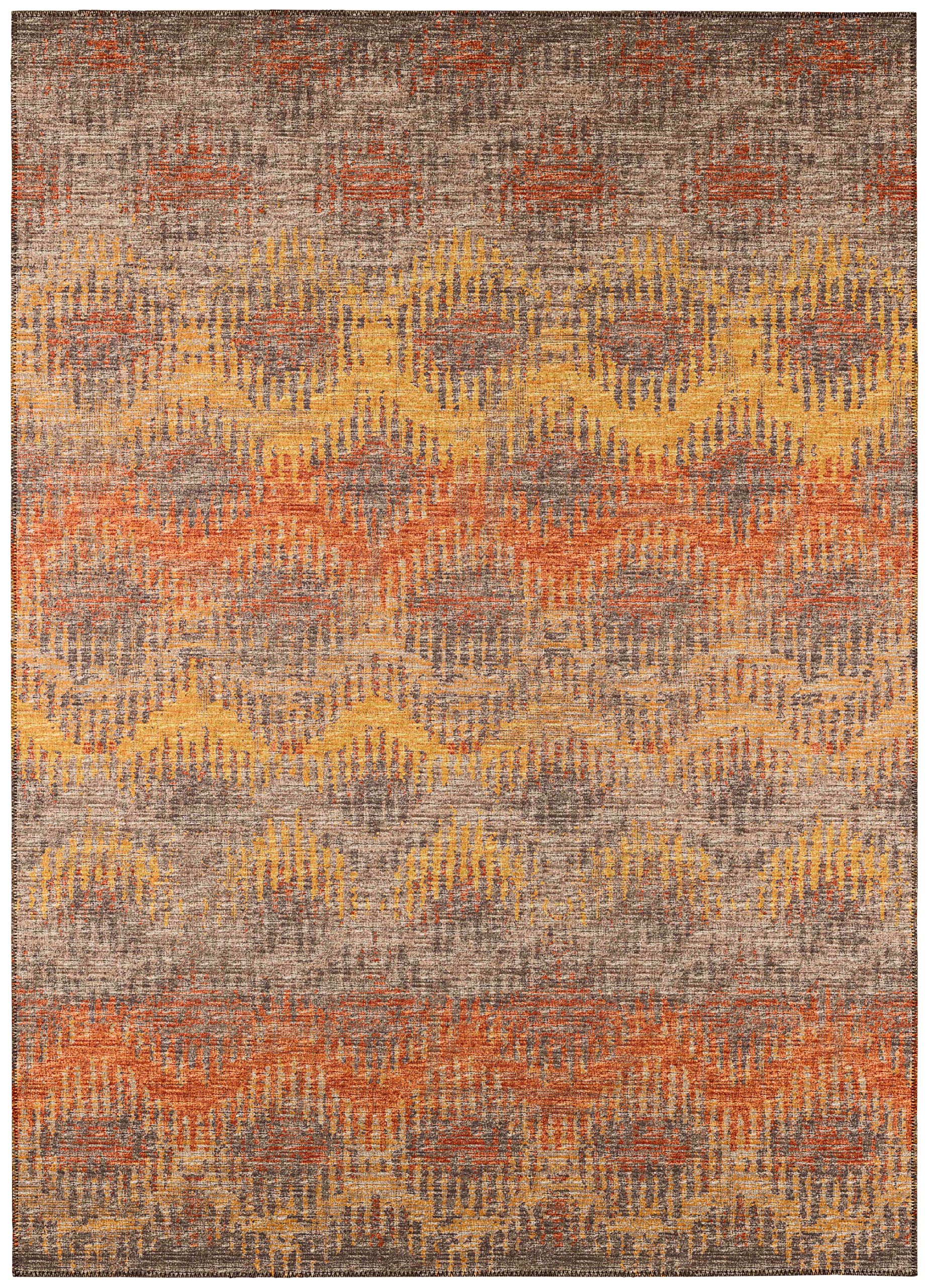 Addison Rugs Bravado Abv39 Canyon Washable 2'3" X 7'6" Indoor Outdoor Hallway Runner Rug, Stain Resistant Washable Kitchen Area Carpet For Bathroom, Entry, Patio, Laundry And Bedroom Rug