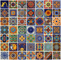 Color y Tradicion 100 Mexican Tiles 4x4 Handpainted Hundred Pieces 50 Different Designs