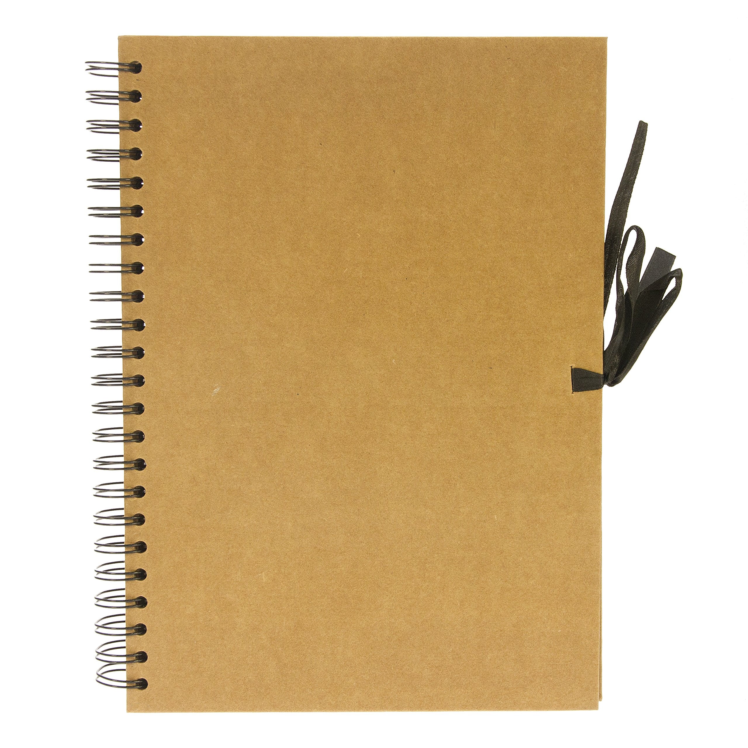 Seawhite New Hardback Portrait Kraft Book A4