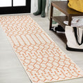 Jonathan Y Smb108O-28 Ourika Moroccan Geometric Textured Weave Indoor Outdoor Area Rug, Bohemian, Rustic, Scandinavian Easy Clea