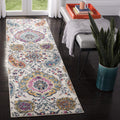 SAFAVIEH Madison Collection Runner Rug - 23 x 8, Cream & Multi, Boho Chic Glam Paisley Design, Non-Shedding & Easy Care, Ideal