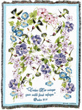 Pure Country Weavers Hummingbird Xl Blanket By Elena Vladykina - Scriptures - Psalm 91:4 - Religious Gift Tapestry Throw Woven F