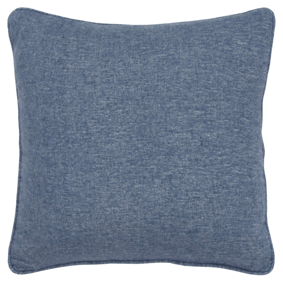 Rizzy Home Solid Blue Decorative Down Filler Pillow