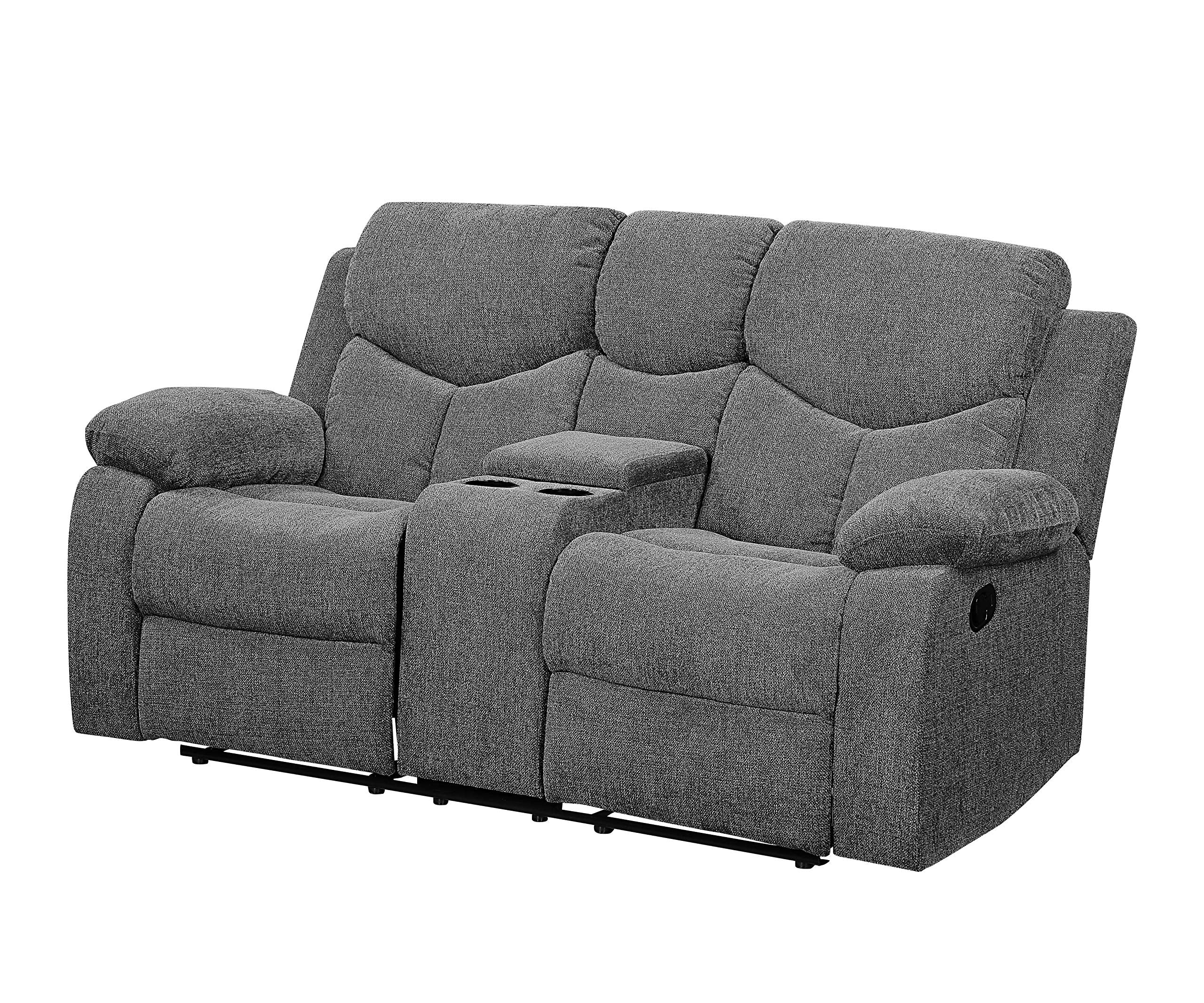 Acme Furniture Kalen Love Seats, Gray