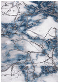 SAFAVIEH Craft Collection 23 x 4 Grey/Blue CFT877L Modern Abstract Non-Shedding Living Room Bedroom Accent Rug