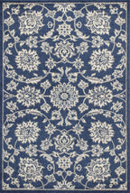 HomeRoots Decor 5'3' x 7'7' UV-Treated Polypropelene Denim Area Rug