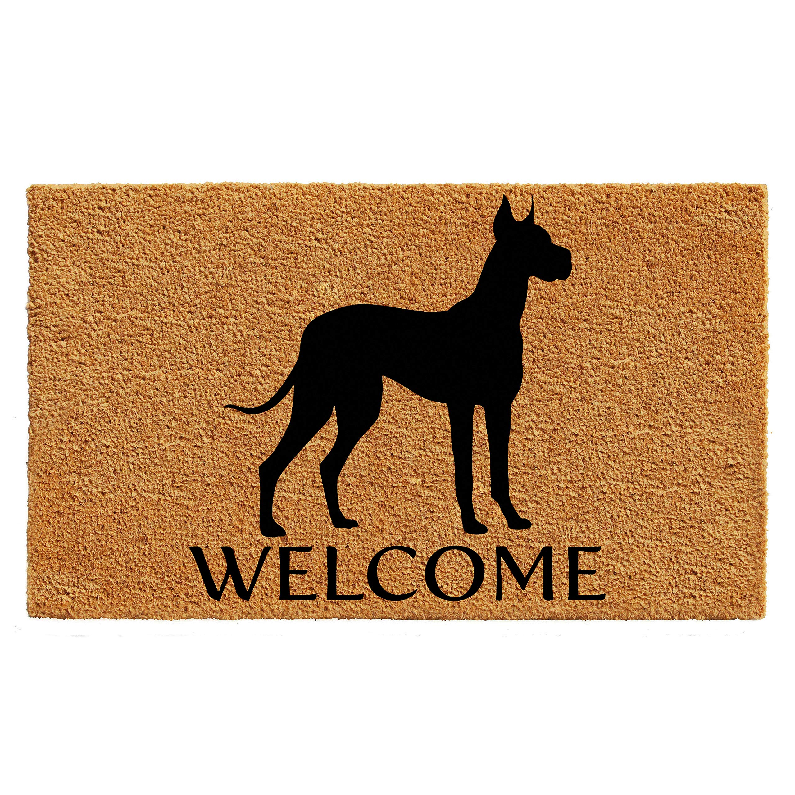 Calloway Mills Az105602436 Great Dane Doormat, 24' X 36', Natural/Black