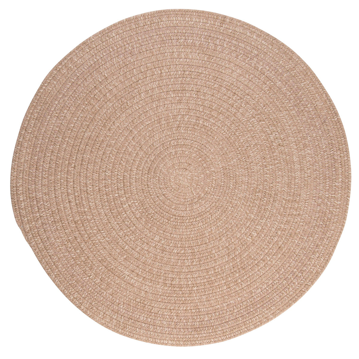 Tremont Round Area Rug, 4 By 4-Feet, Oatmeal