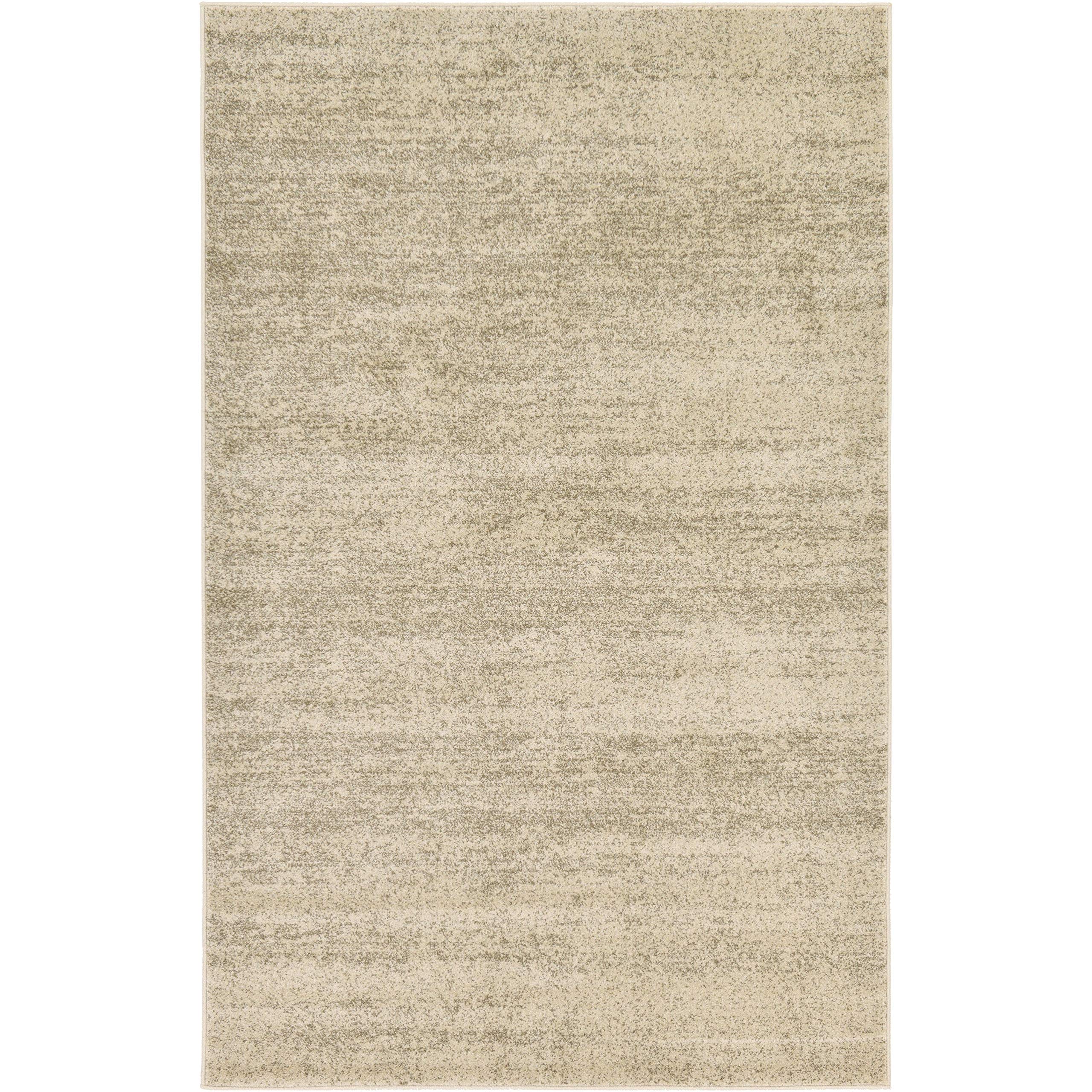 Unique Loom Del Mar Collection Area Rug - Lucille (5' 3'' x 8' Rectangle, Bone Beige)