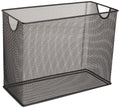 U Brands Mesh Steel Desktop Hanging File Holder, Letter Size, 12.4'' x 9.53'' x 5.5'', Black - 457U00-06
