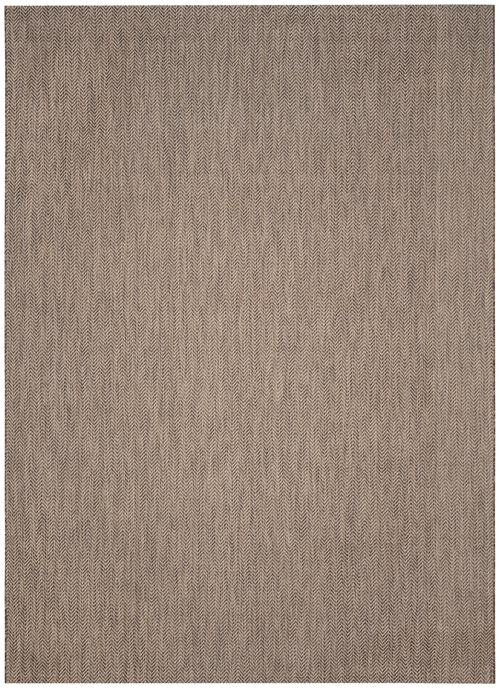 Safavieh Courtyard Collection Area Rug - 6'7'' X 9'6'', Brown & Beige, Non-Shedding & Easy Care, Indoor/Outdoor & Washable-Ideal
