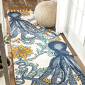 nuLOOM Thomas Paul Octopus Tasseled Runner Rug, 2 8 x 6, Multi