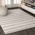 JONATHAN Y MOH201A-3 Williamsburg Minimalist Stripe Indoor Farmhouse Area-Rug Bohemian Minimalistic Easy-Cleaning Bedroom Kitche