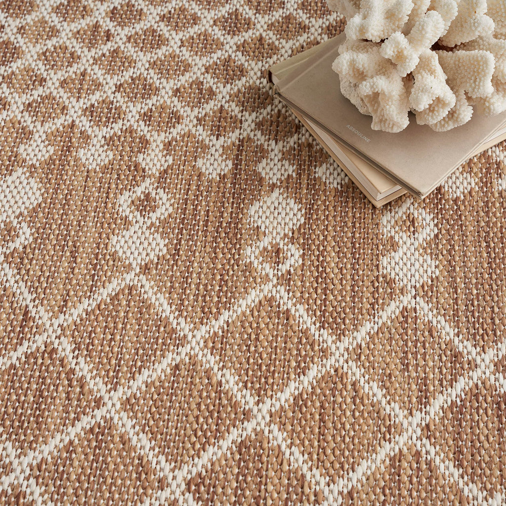 Nourison Positano Indoor-Outdoor Jute 4' X 6' Area Rug, Easy Cleaning, Non Shedding, Bed Room, Living Room, Dining Room, Deck, Backyard, Patio (4X6)