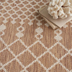 Nourison Positano Indoor/Outdoor Jute 8' X 10' Area Rug, Easy- Cleaning, Non Shedding, Bed Room, Living Room, Dining Room, Backyard, Deck, Patio (8X10)