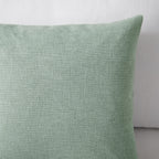 Meekio Set Of 2 Sage Green Pillow Covers 12 X 20 Inch Farmhouse Boho Decorative Throw Pillow Covers Linen Cushion Covers For Sofa Couch D?or