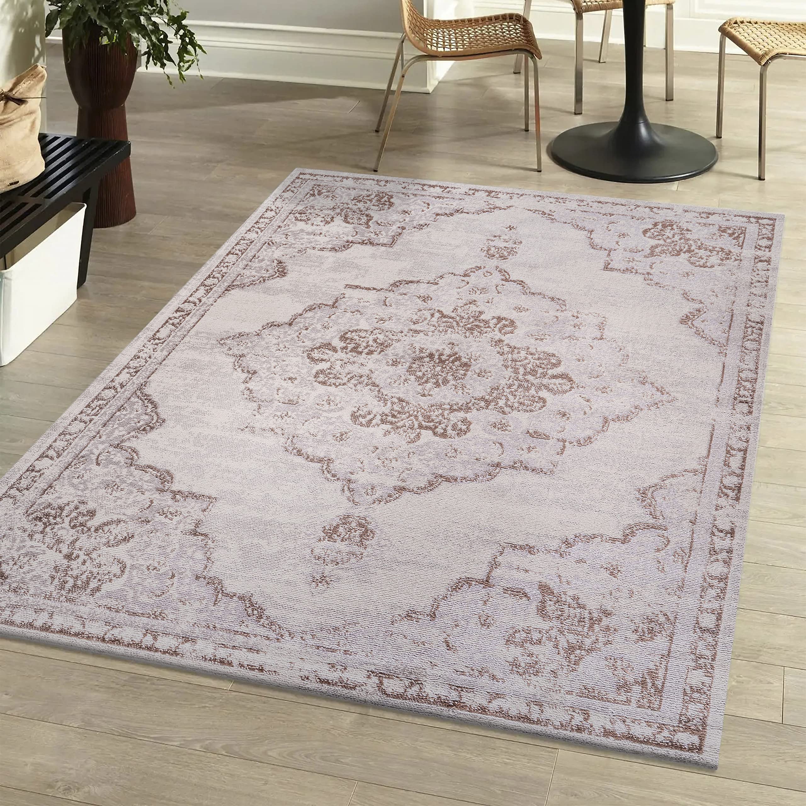 JONATHAN Y MDP400E-5 Alhambra Ornate Medallion Modern Indoor Area -Rug Vintage Bohemian Easy -Cleaning Bedroom Kitchen Living Ro