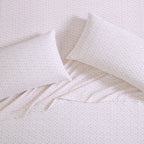 Laura Ashley Home - Queen Sheets, Cotton Flannel Bedding Set, Brushed For Extra Softness & Comfort (Evie Pink, Queen)