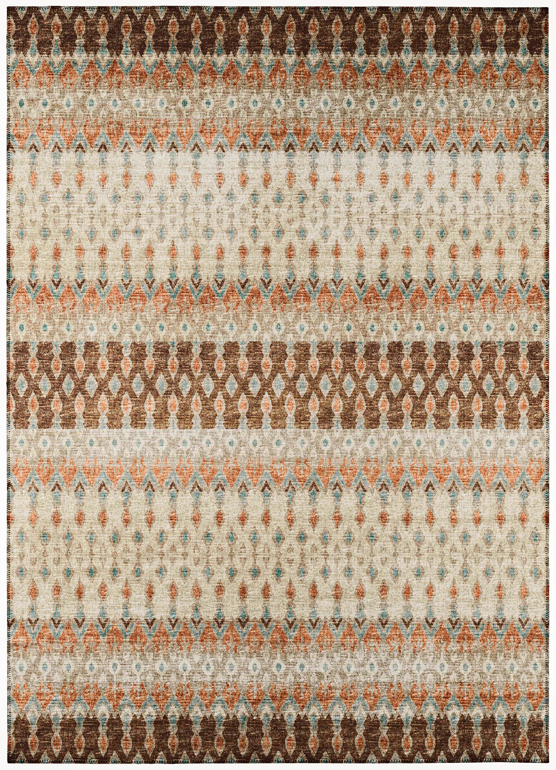 Addison Rugs Bravado Abv31 Canyon Washable 3' X 5' Indoor Outdoor Area Rug, Easy Clean, Machine Washable, Non Shedding, Bedroom, Entry, Living Room, Dining Room, Kitchen, Patio Rug