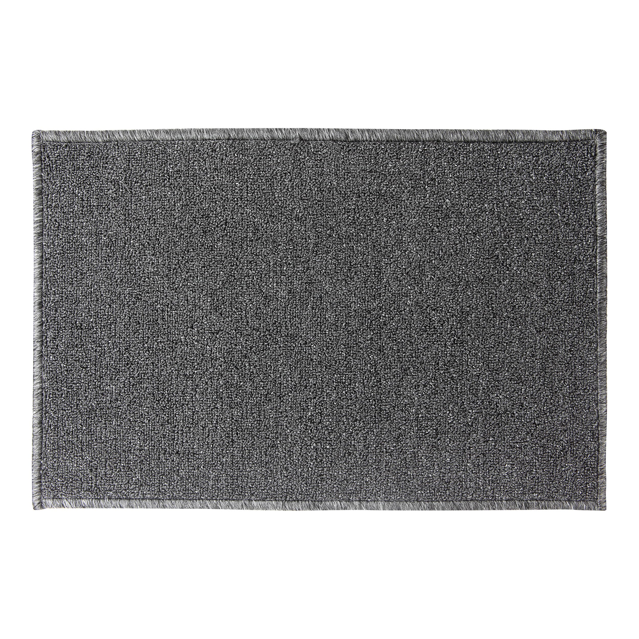 Sapana CarpetMats VFM02 Polypropylene Bath Mat for Home  40 cm x 60 cm, Black