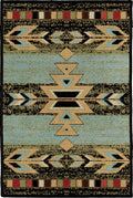 Mayberry Rugs Rio Grande Area Rug, 23x33, Ebony
