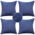 Demetex Outdoor Pillow Covers Waterproof Throw Pillow Covers Set Of 4 Decorative Throw Pillows For Patio Furniture Couch, 18 X 1