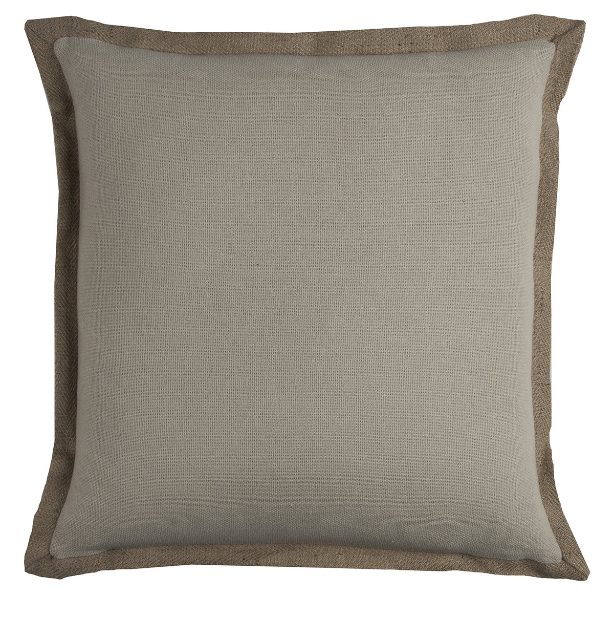 Rizzy Home | T10511 | Poly Fill Decorative Pillow | 22&quot;X22&quot; Brown/Gray/Neutral Solid