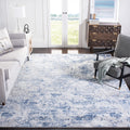 SAFAVIEH Amelia Collection X-Large Area Rug - 11' x 15', Navy & Grey, Modern Abstract Design, Non-Shedding & Easy Care, Ideal fo