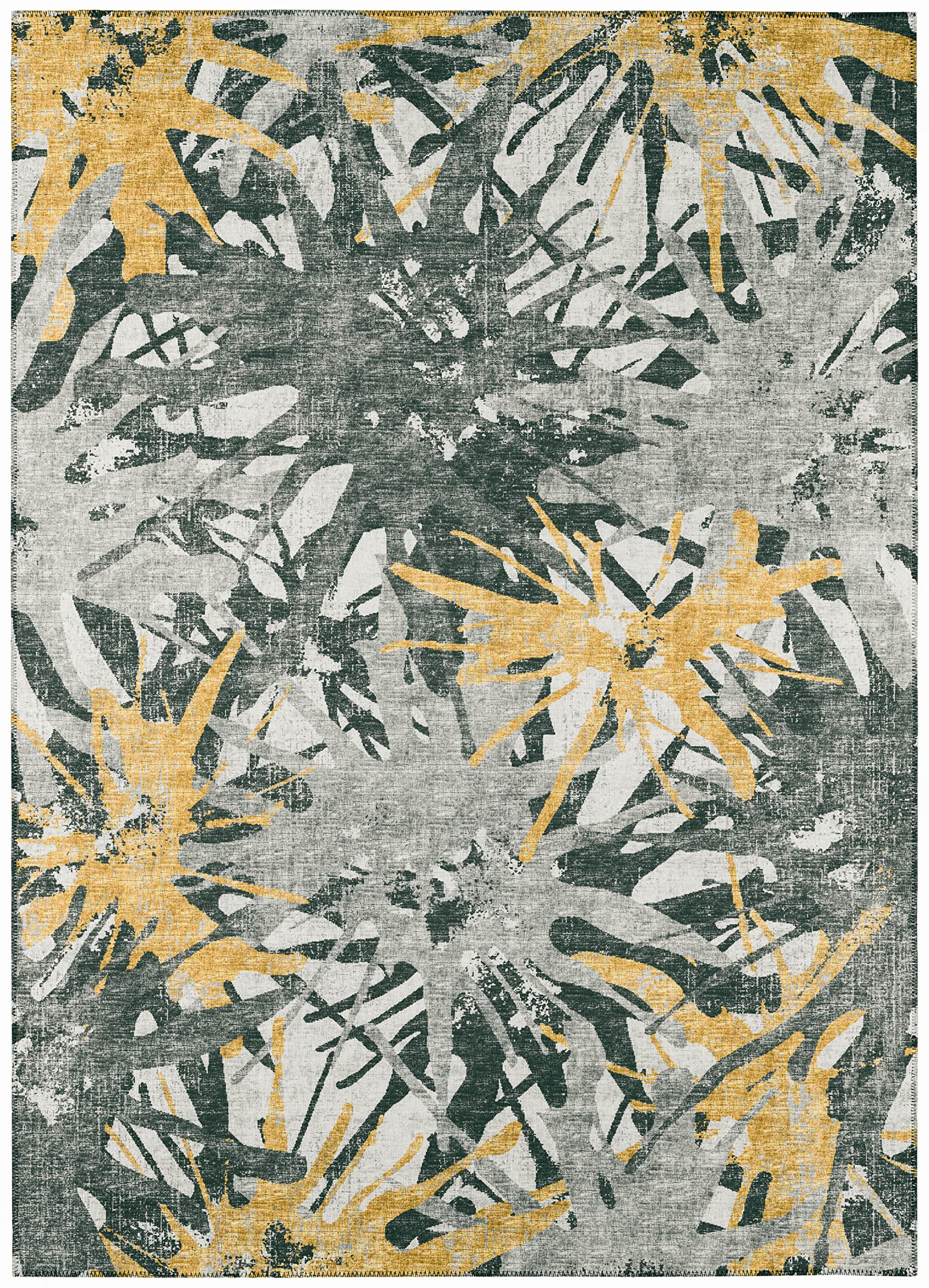 Addison Rugs Bravado Abv36 Gilded Washable 3' X 5' Indoor Outdoor Area Rug, Easy Clean, Machine Washable, Non Shedding, Bedroom, Entry, Living Room, Dining Room, Kitchen, Patio Rug