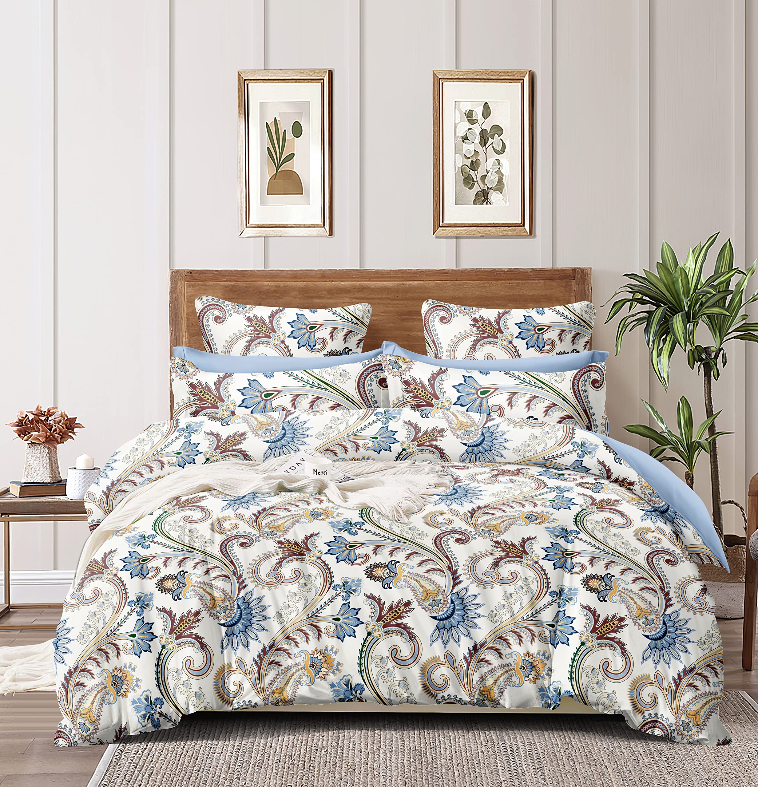 The Home Style Super Soft Glace Cotton King Size Ac Comforter Ll Blanket Ll Duvet For Double Bed For All Seasons/Weathers (Vanil