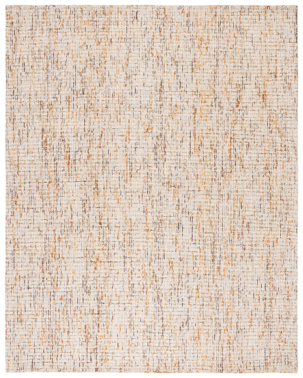 Safavieh Abstract Collection Area Rug - 8' X 10', Gold & Blue, Handmade Wool, Ideal For High Traffic Areas In Living Room, Bedro