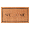 Calloway Mills Az104813672 Welcome Border, 100% Coir Doormat, 3' X 6' X 1.50', Natural/Black