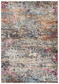 SAFAVIEH Madison Collection Accent Rug - 22 x 4, Black & Gold, Modern Abstract Design, Non-Shedding & Easy Care, Ideal for Hig