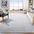 SAFAVIEH Tulum Collection 67 Square Light Grey/Ivory TUL272F Moroccan Boho Tribal Non-Shedding Living Room Bedroom Dining Home 