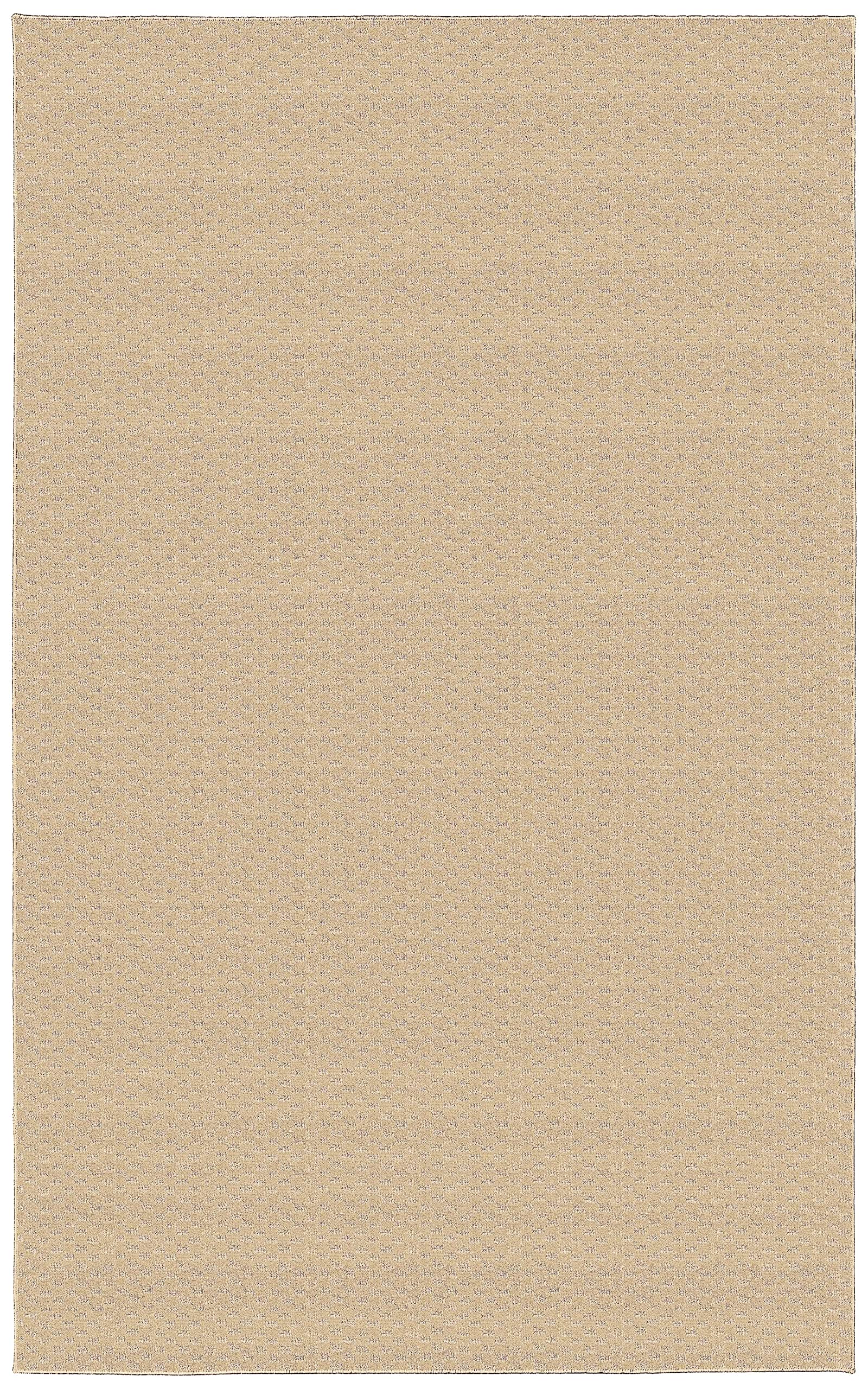 Garland Rug Medallion Tan 7 6 x 9 6 Skid Resistant Area Rug