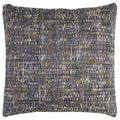 Rizzy Home | T12277 | Poly Fill Decorative Pillow | 22"x22" Blue/Yellow/White Heathered