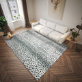 Dalyn Rugs Akina Antelope Animal Print Ak3 Faux Fur Ivory 2'3" X 7'6"