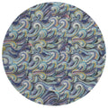 Addison Rugs Surfside Asr44 Stormy 8' X 8' Indoor Outdoor Round Rug, Easy Clean, Machine Washable, Non Shedding, Bedroom, Living Room, Dining Room, Kitchen, Patio Rug